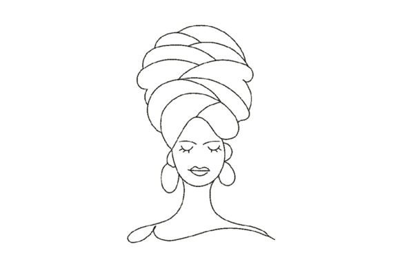 African American Woman Embroidery Design Review