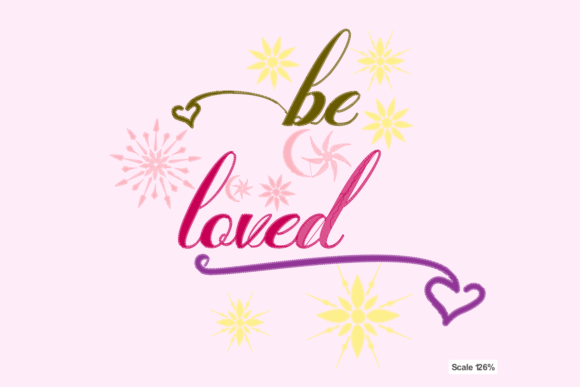 Be Loved Lettering Embroidery Design Review