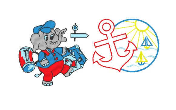 Elephant Finder: A Sweet Embroidery for Baby Gifts