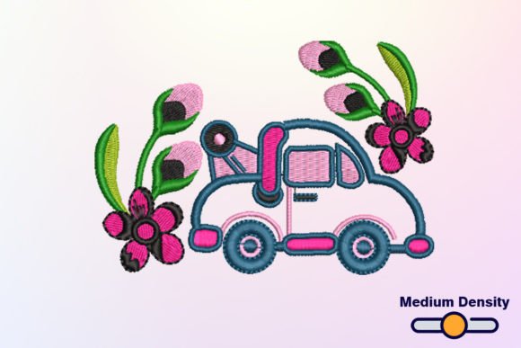 Floral Baby Car for Seasonal Embroidery Gifts