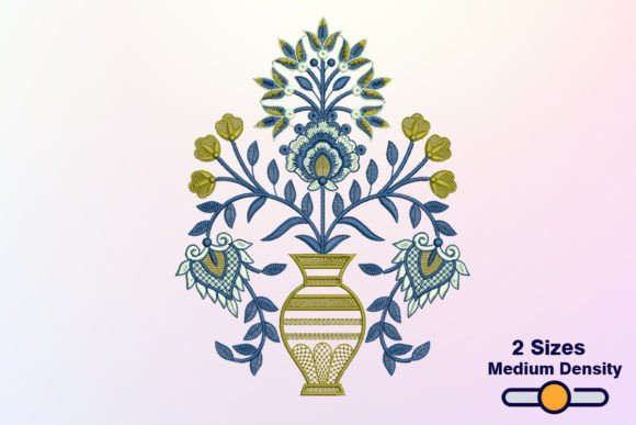 Floral Pot Embroidery Design Review for Personalized Gifts
