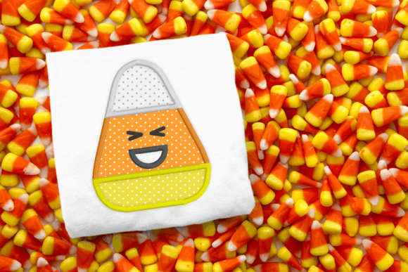 Laughing Candy Corn Applique: A Booth Favorite
