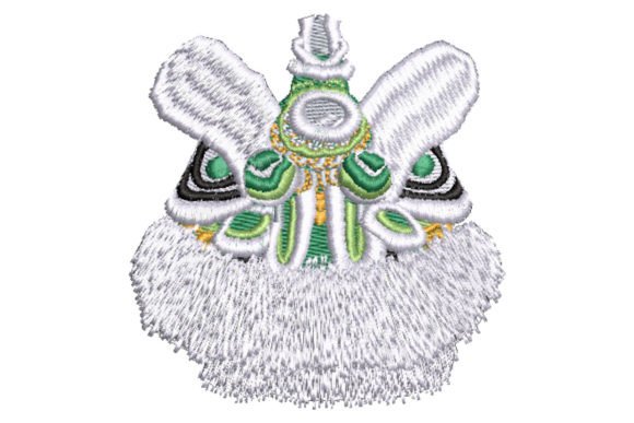Lion Dance Head: Embroidery Design Review for Business