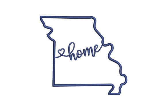 Missouri Home State Embroidery: A Cozy, Versatile Holiday Design