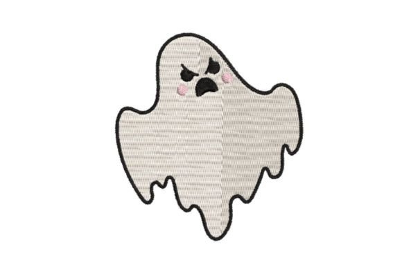 Spooky Halloween Ghost: A Ghostly Embroidery Delight