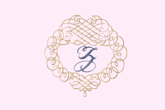 Wedding Z Monogram Frame: Seasonal Embroidery Review
