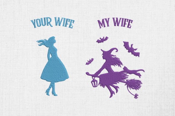 Your Wife My Wife Witch Halloween: Designer Embroidery Review